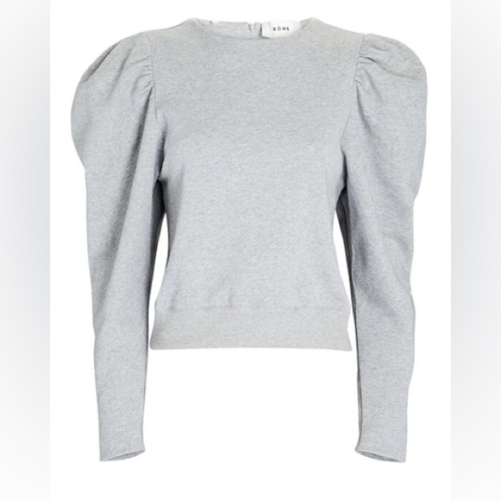 Róhe Ava Puff Sleeve Top